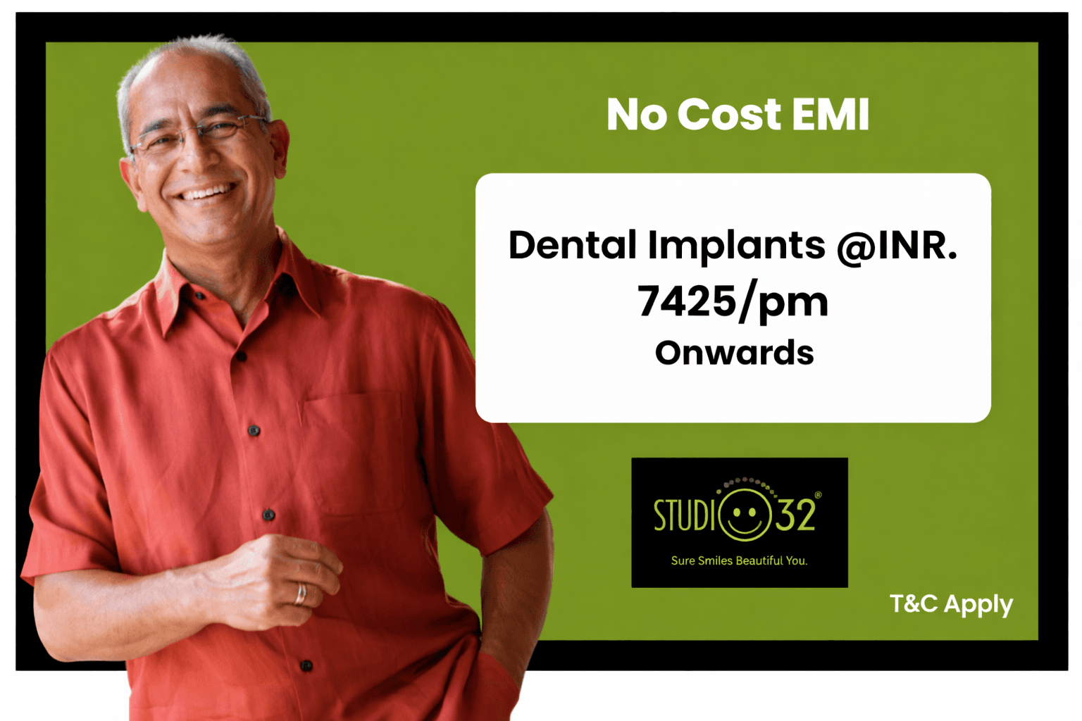 Dental implants pricing and payment options at Studio32